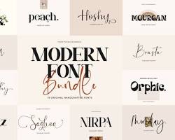 Image of Font Modern