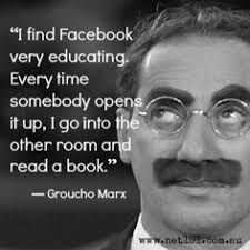 Groucho Marx Quotes Facebook Cover. QuotesGram via Relatably.com