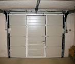 Porte de garage sectionnelle avec portillon intgr, porte de garage