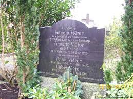 Grab von Anna Vietor (16.08.1890-06.10.1969), Friedhof Amdorf