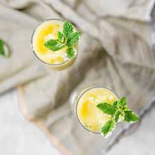 Pineapple Mint Frozen Drink • beautifulingredient.com