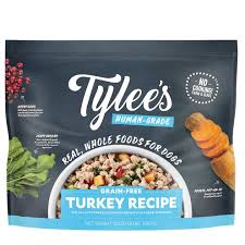 TYLEE'S Human-Grade Turkey Recipe Frozen Dog Food, 30-oz bag ...