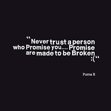 Quotes About Broken Trust. QuotesGram via Relatably.com