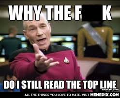 Whenever the Picard Being Unimpressed meme appears - MemePix via Relatably.com