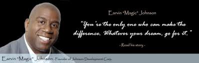Earvin Magic Johnson - Inspirational Quote - #NBA #Basketball ... via Relatably.com