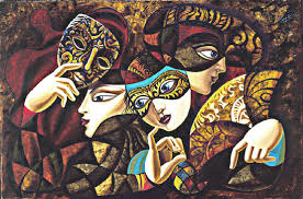 Αποτέλεσμα εικόνας για masquerade painting