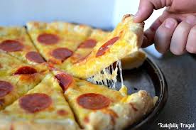 Pretzel Crust Pizza - Tastefully Frugal