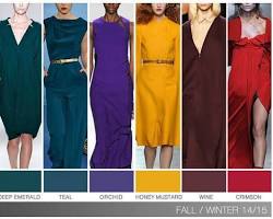Image of Jewel Tone Drama color combination in fashion