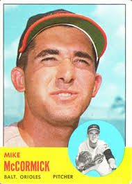 1963 Topps #563 Mike McCormick Front - 60-563Fr