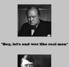 Hey, Lets End War Like Real Men by serkan - Meme Center via Relatably.com