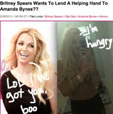 Britney Spears Trying To Save Amanda Bynes By Helping Her Record ... via Relatably.com