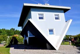 Upside down house in Germany