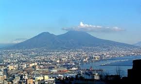 Neapel mit Vesuv