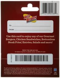 Red Robin Gift Card $25 : Gift Cards - Amazon.com