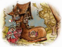 Image result for there was an old lady who lived in a shoe