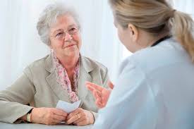 Image result for older person with doctor