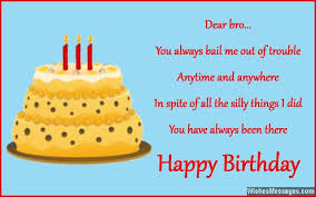 Birthday Wishes for Brother: Quotes and Messages – WishesMessages.com via Relatably.com