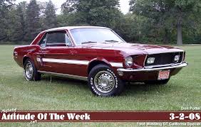 Image result for photo of 1968 Mustang