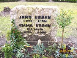 Grab von Jann Ubben (1910-1986), Friedhof Wallinghausen