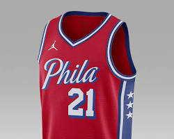 Image of 76ers statement edition jersey