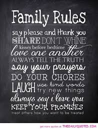 Family Rules - The Daily Quotes via Relatably.com