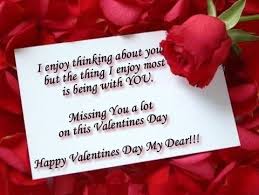Missing You On Valentine Day Quotes - Christmas Day Wishes or ... via Relatably.com