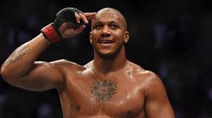Jon Jones vs Ciryl Gane Title Fight Shown In UFC 285 Advert At T-Mobile 
Arena