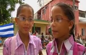 Another mom of twins 6-year-old identical sisters Asley and Aslen, Tamara Velazquez says,. “I never expected it. No fertility treatments. - Carla-and-Camila-Twins-in-Havana-Cuba
