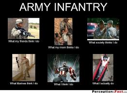 ARMY INFANTRY... - What people think I do, what I really do ... via Relatably.com