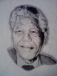Nelson Mandela Drawing by Demetrius Washington - Nelson Mandela Fine Art Prints and Posters for Sale - nelson-mandela-demetrius-washington