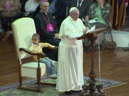 Image result for pope francis with children