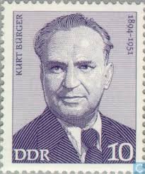 Briefmarken - DDR - Kurt Bürger Größeres Foto. Verkäufer
