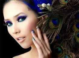 christa Blue peacock eyeshadow - 85427724151164569RPuB8Js1c