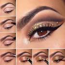 3 Ways to Apply Glitter Eye Makeup - How