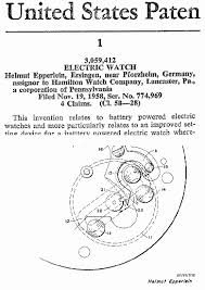 Patente von Helmut Epperlein für Hamilton