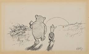 Image result for winnie the pooh and piglet holding hands