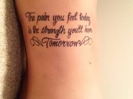 Strength Quotes Tattoos on Pinterest | Religious Tattoos Quotes ... via Relatably.com
