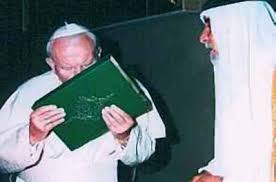 Image result for Photo of Pope John Paul II making a mistake