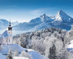 Gambar Bavarian Alps, Germany in February