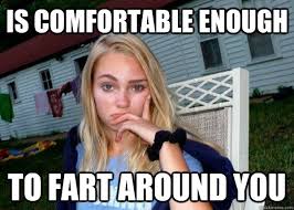 is comfortable enough to fart around you - Long Term Girlfriend ... via Relatably.com