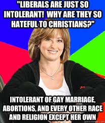 Liberals are just so intolerant! Why are they so hateful to ... via Relatably.com