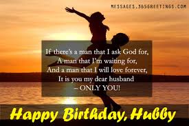 Birthday Wishes for Husband Messages, Greetings and Wishes ... via Relatably.com