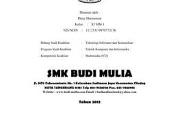Gambar Cover/Sampul laporan PKL