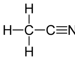 Image of Acetonitrile chemical structure