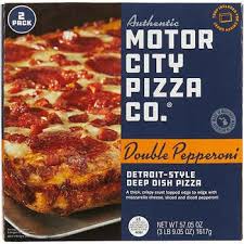 Authentic Motor City Pizza Co Detroit-Style Deep Dish Pizza, Double ...