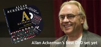 Allan Ackerman A Material. DVD by Allan Ackerman. $50.00 In stock (Order in the next 15 hours, 20 minutes and it will go out today!) Customer rating: - allan-ackerman-a-material