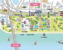 서울 마포구 망원한강공원, AI로 생성