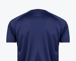 Image of navy blue football jersey