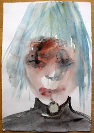 Leiko Ikemura, Wild girl — face, 2009 Aquarelle sur papier Courtesy Galerie Karsten Greve - LI_Z-09-11_1__medium