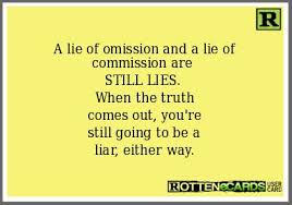Quotes About Lies Of Omission. QuotesGram via Relatably.com